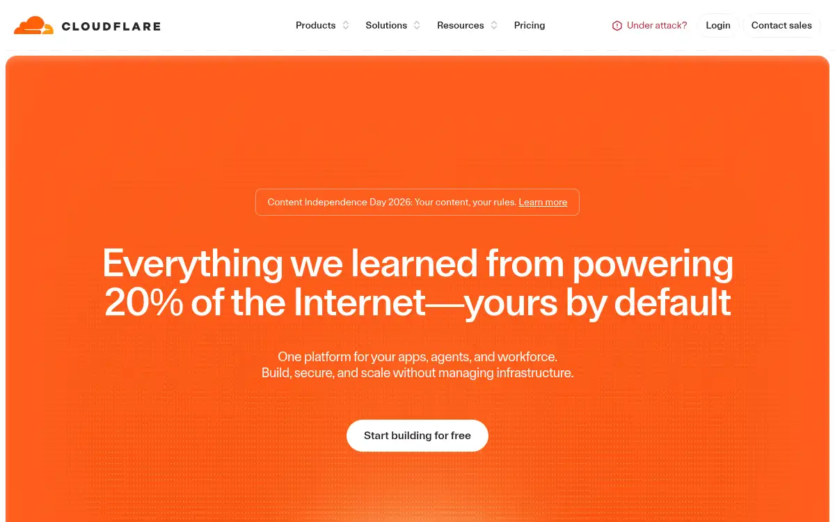 www.cloudflare.com screenshot