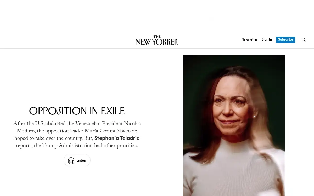 Final screenshot of https://www.newyorker.com
