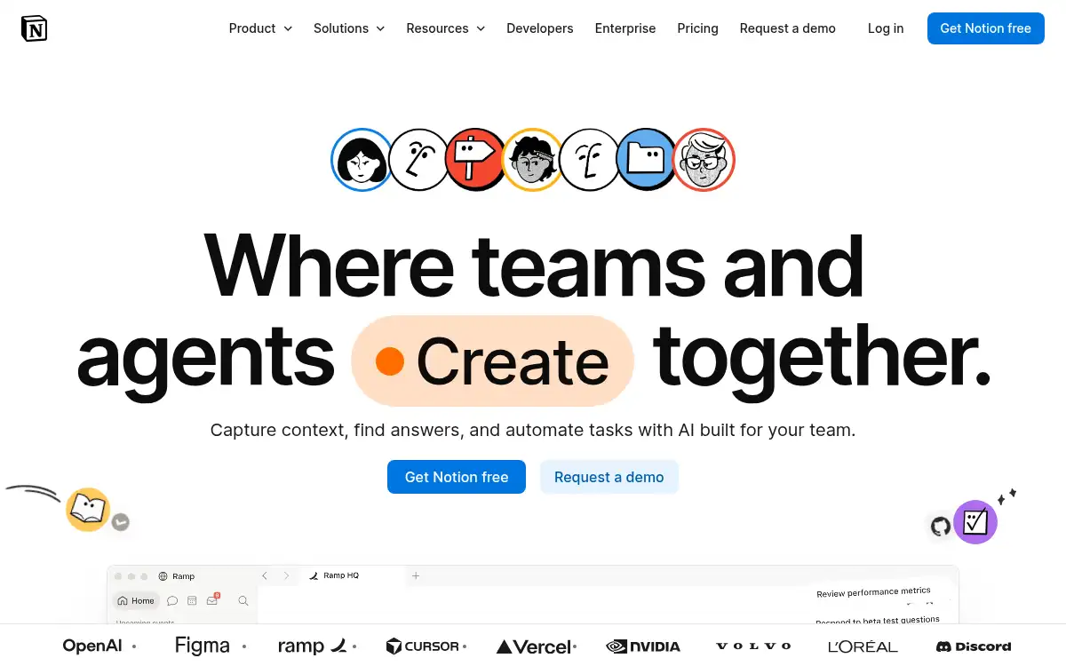 Final screenshot of https://www.notion.so