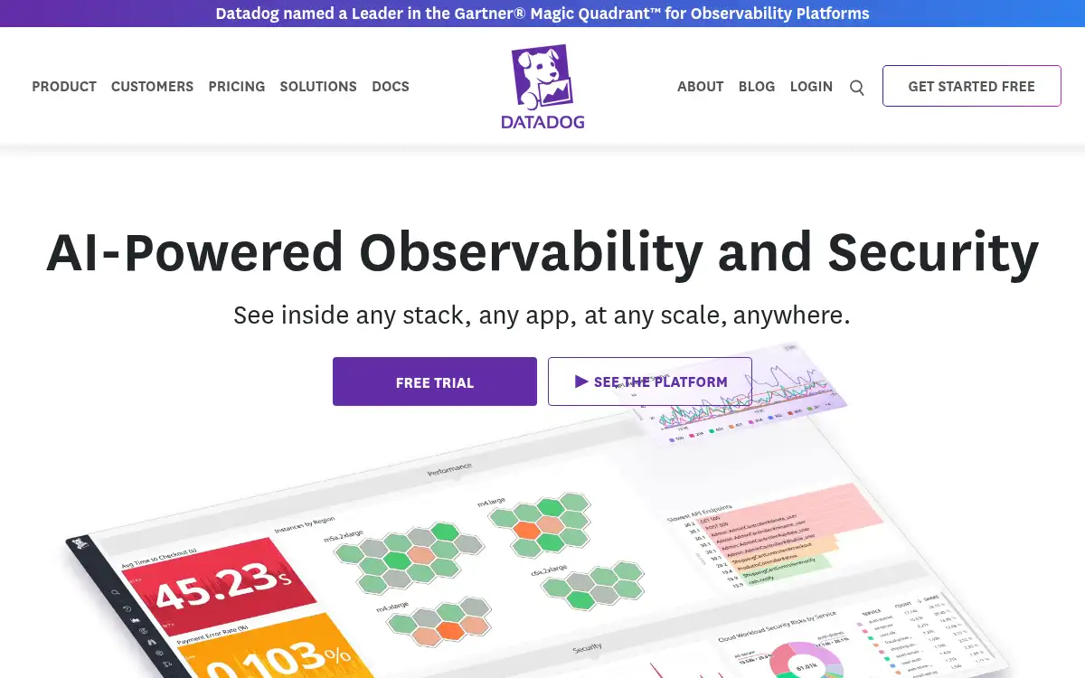 Final screenshot of https://www.datadoghq.com