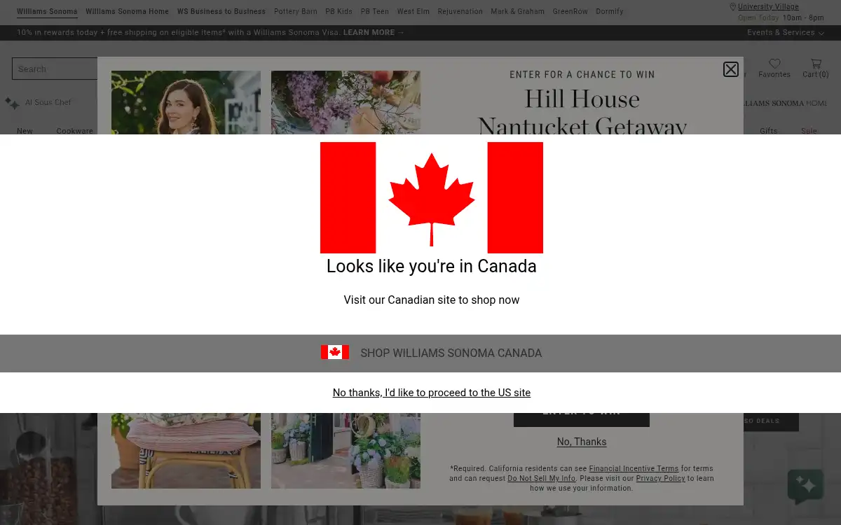 Final screenshot of https://www.williams-sonoma.com