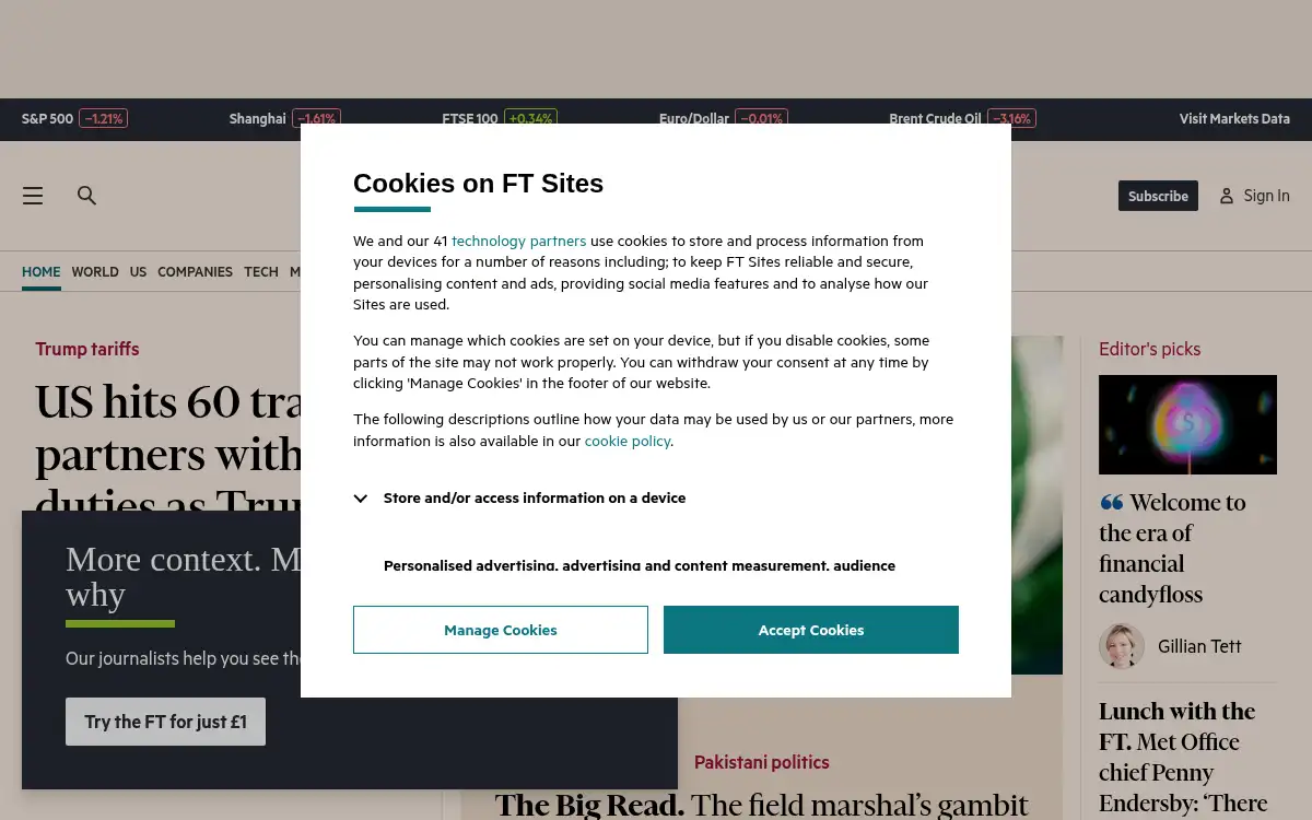 Final screenshot of https://www.ft.com