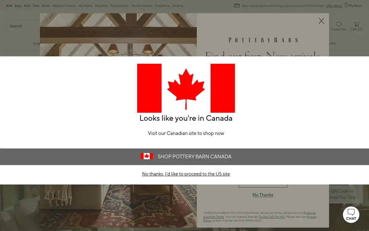 www.potterybarn.com screenshot