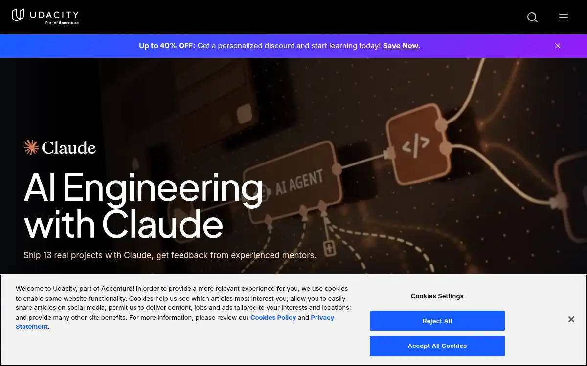 www.udacity.com screenshot