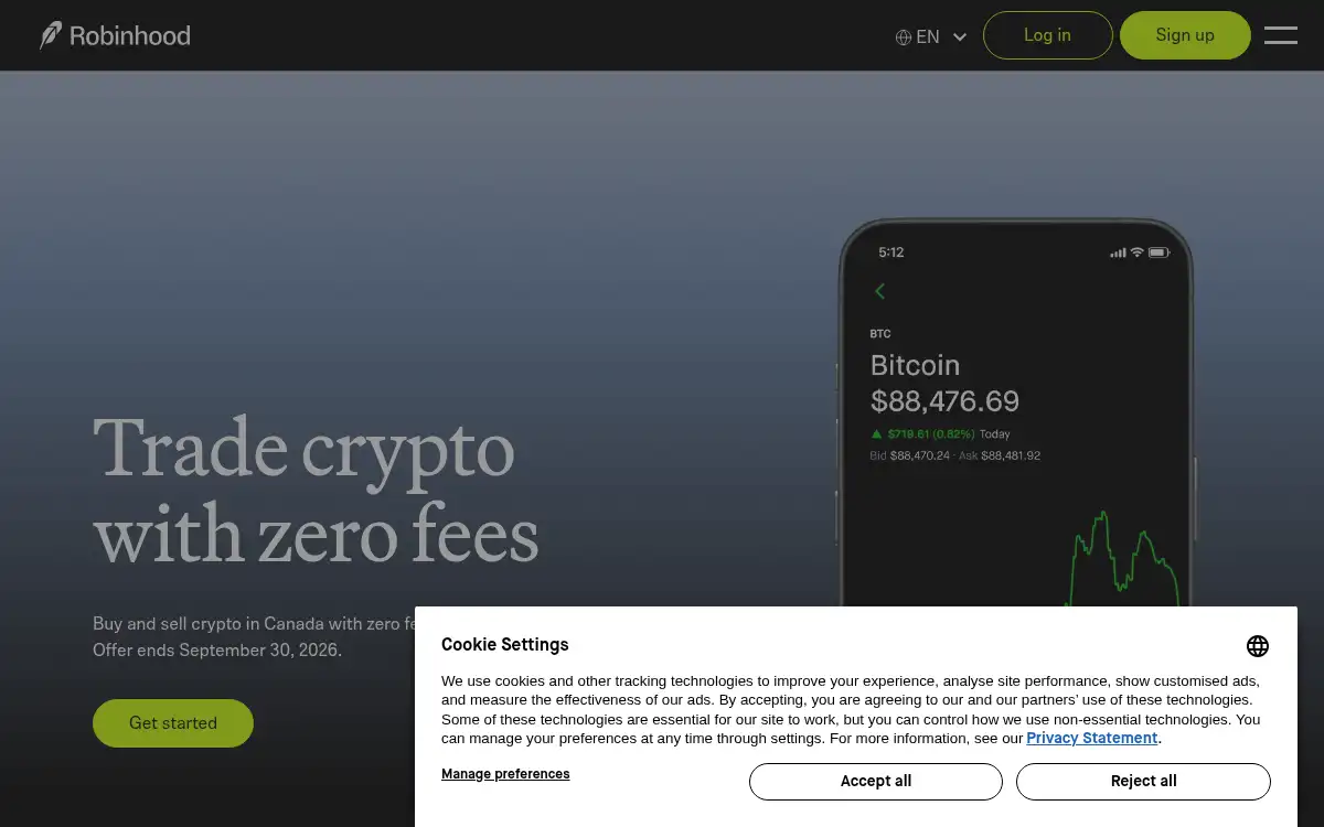 www.robinhood.com screenshot