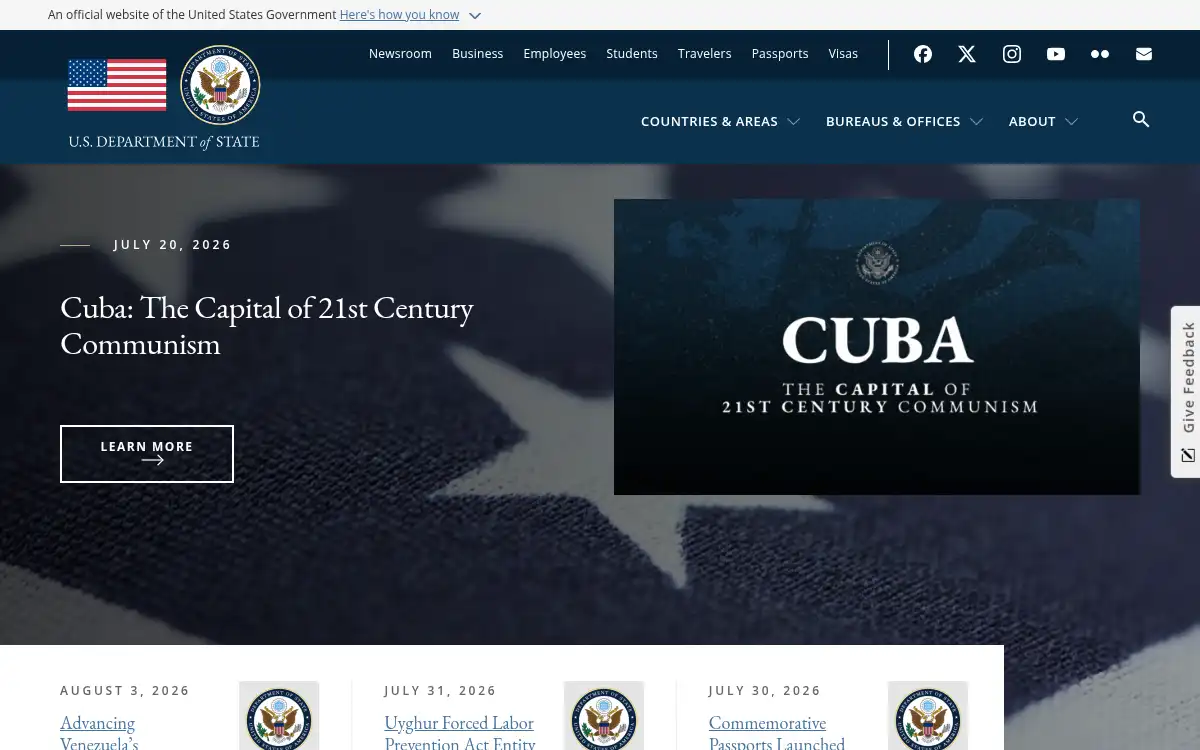 www.state.gov screenshot