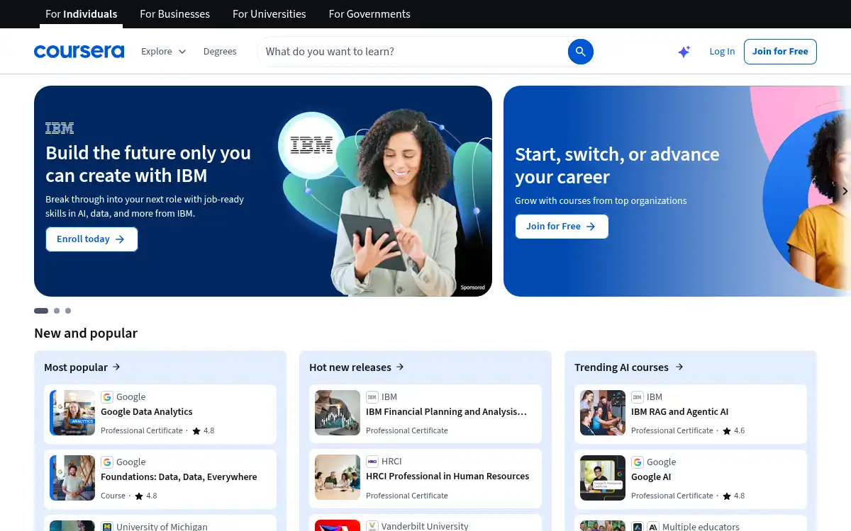 www.coursera.org screenshot