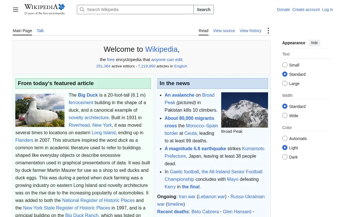 en.wikipedia.org screenshot
