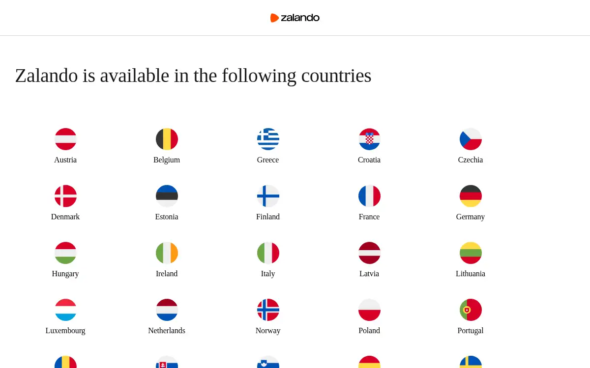 www.zalando.com screenshot