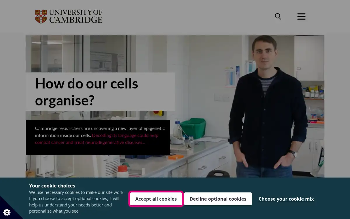 cam.ac.uk screenshot