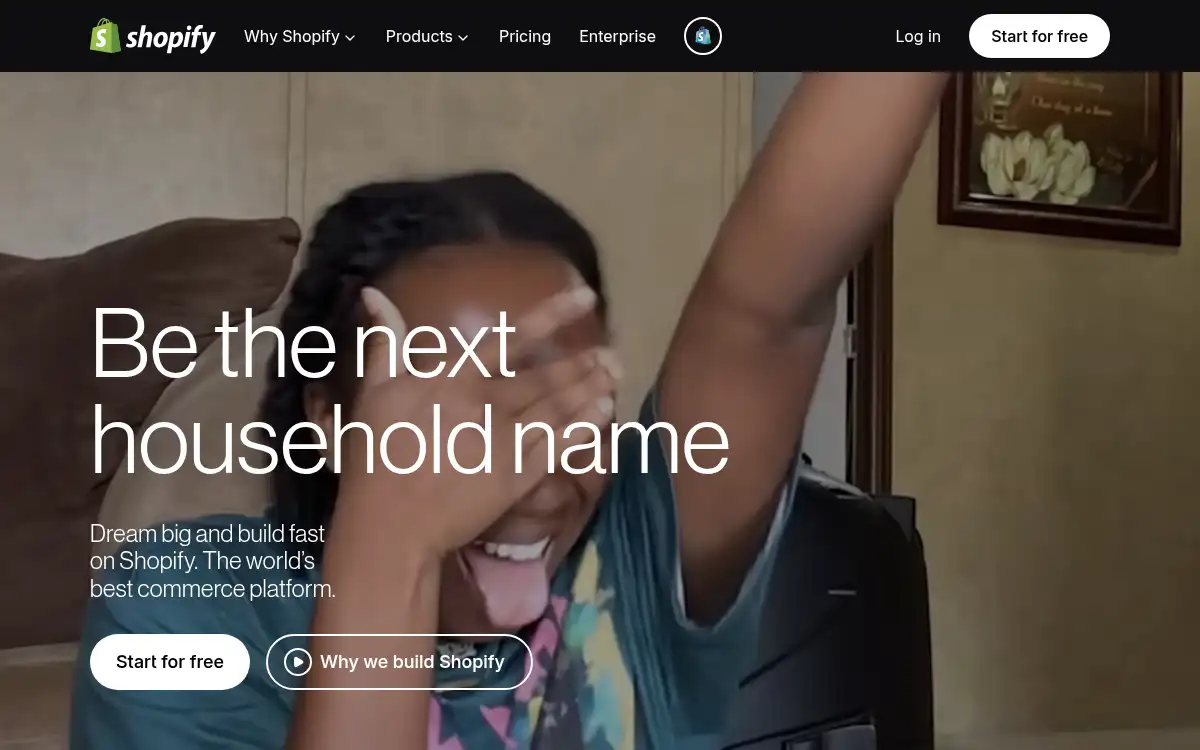 shopify.com screenshot