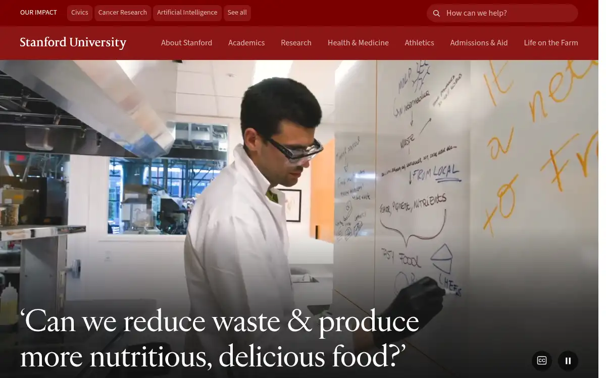 www.stanford.edu screenshot