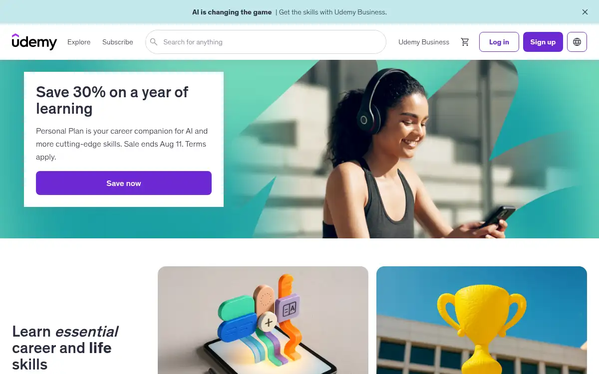 www.udemy.com screenshot