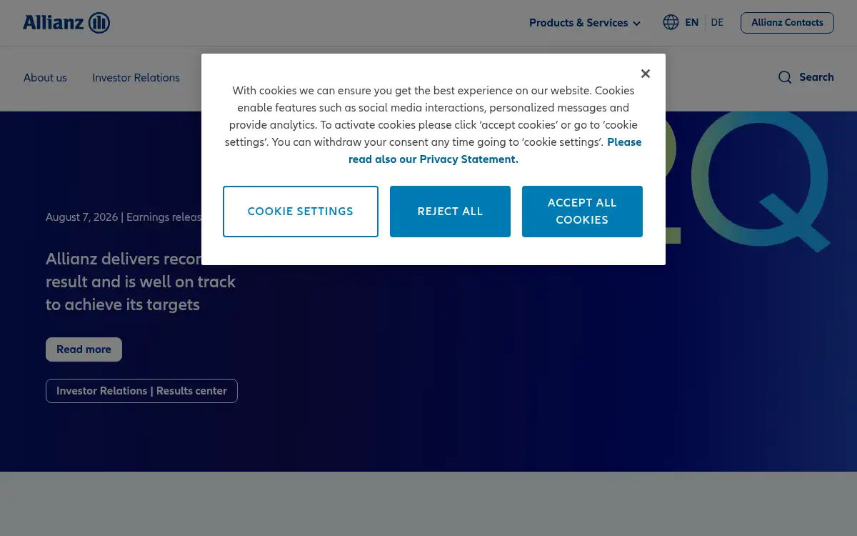 www.allianz.com screenshot