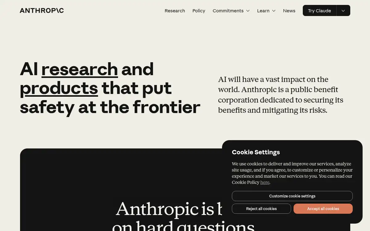 www.anthropic.com screenshot