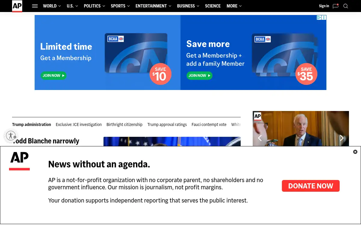 www.apnews.com screenshot