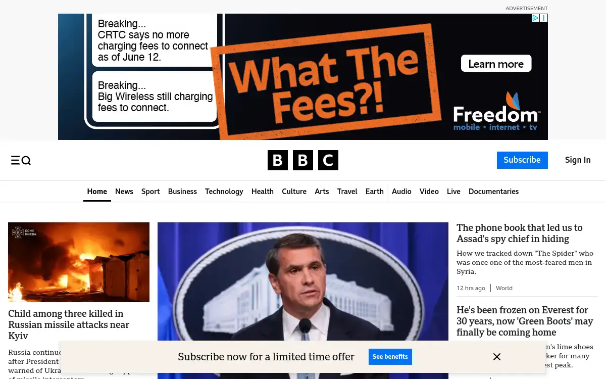 www.bbc.com screenshot