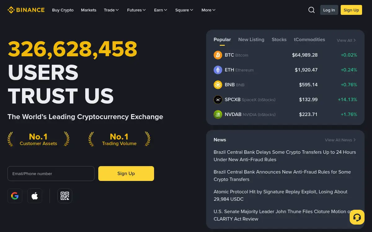 www.binance.com screenshot