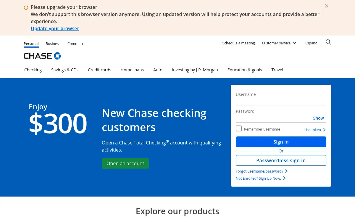www.chase.com screenshot