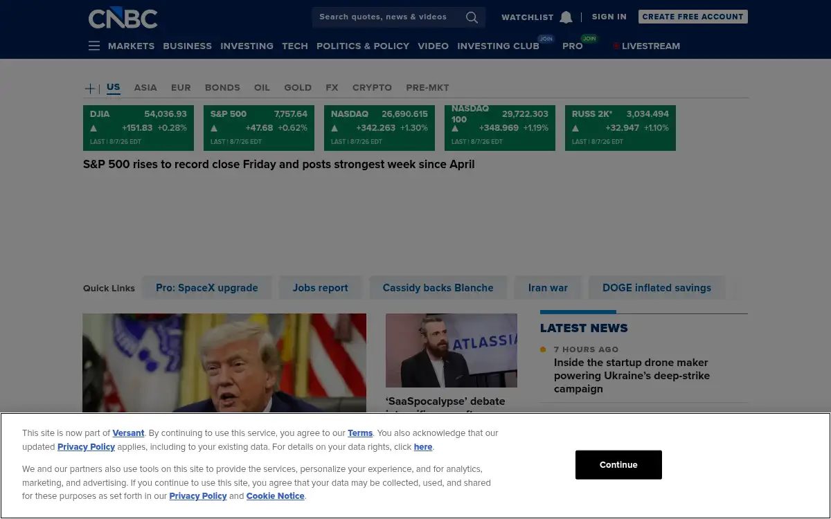 www.cnbc.com screenshot
