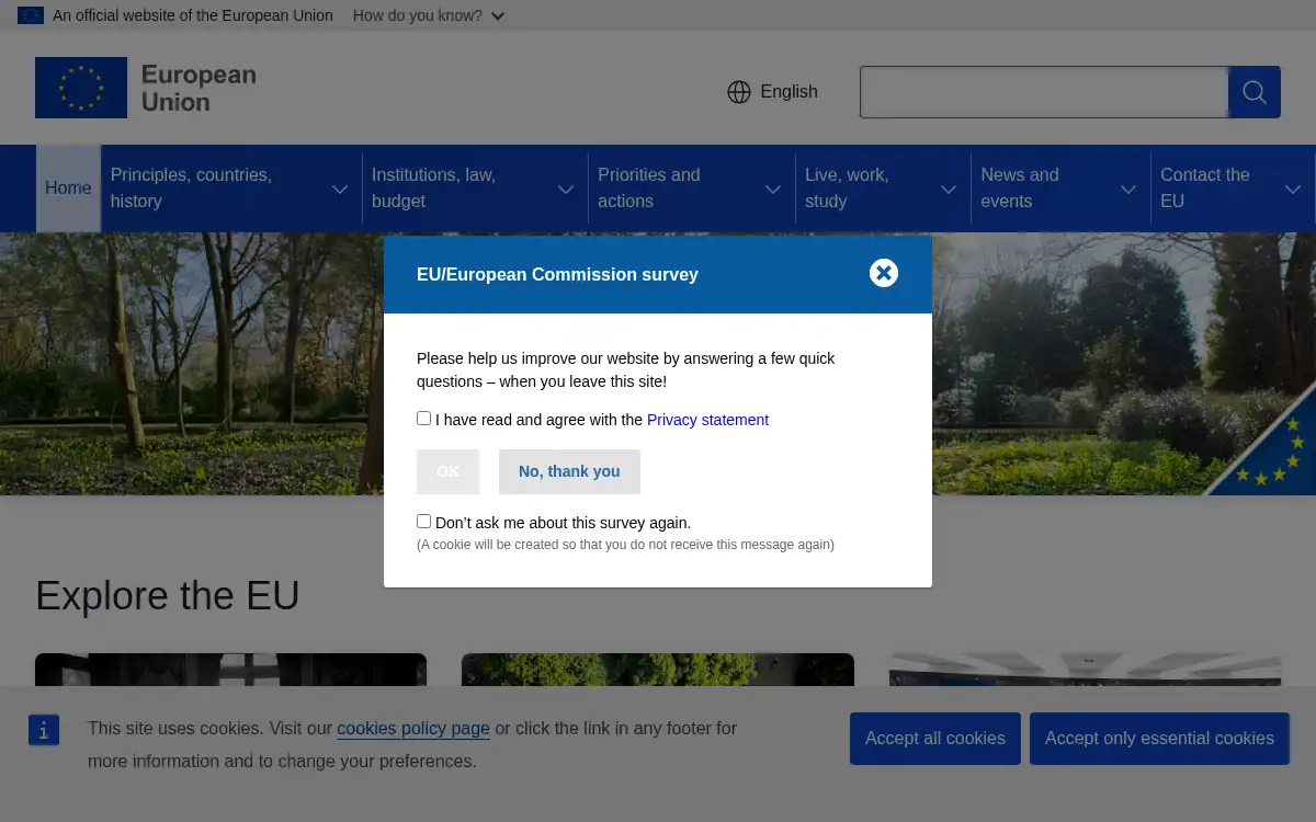 www.europa.eu screenshot
