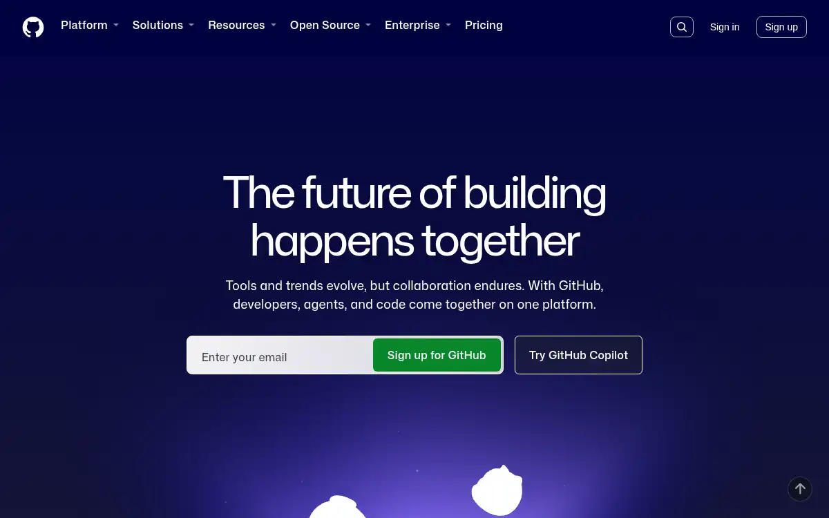 www.github.com screenshot