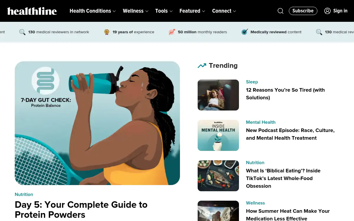 www.healthline.com screenshot