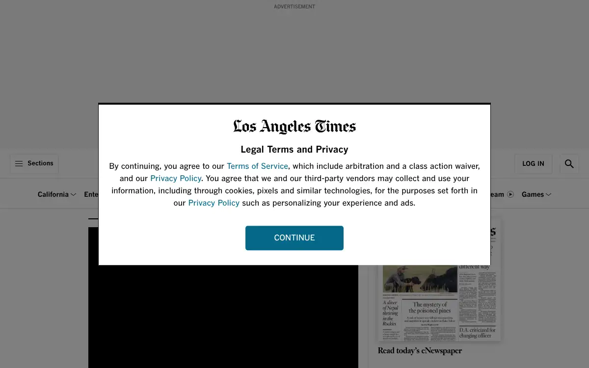 www.latimes.com screenshot