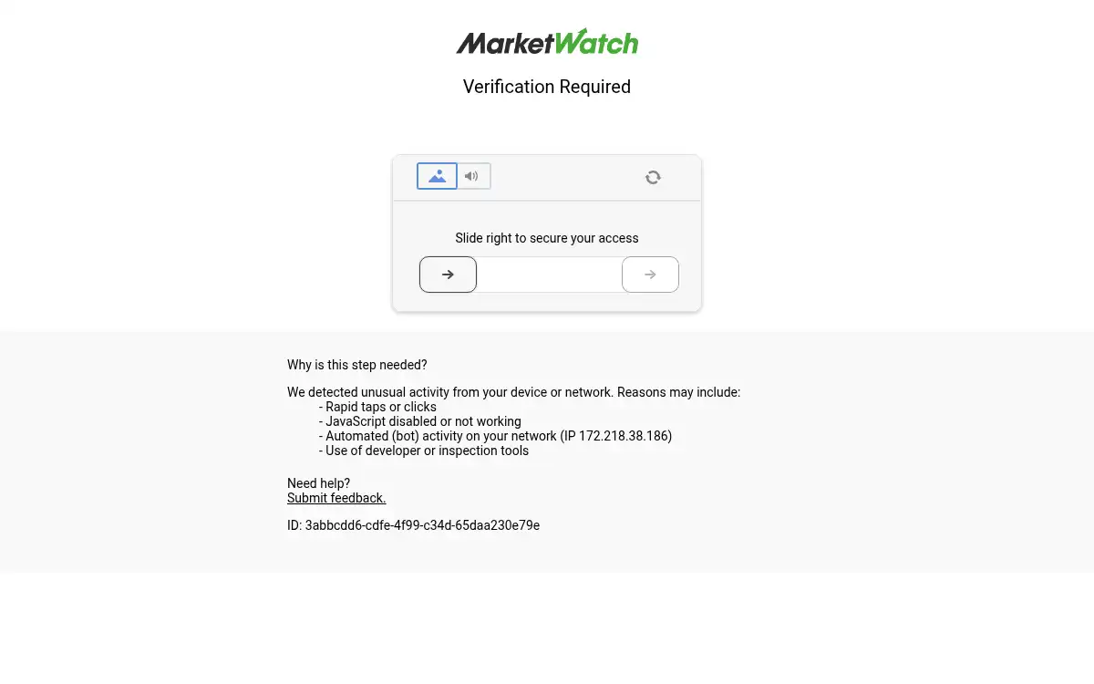 www.marketwatch.com screenshot