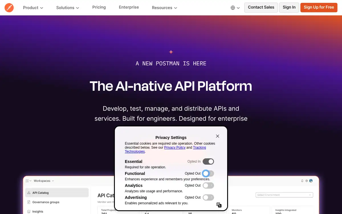 www.postman.com screenshot