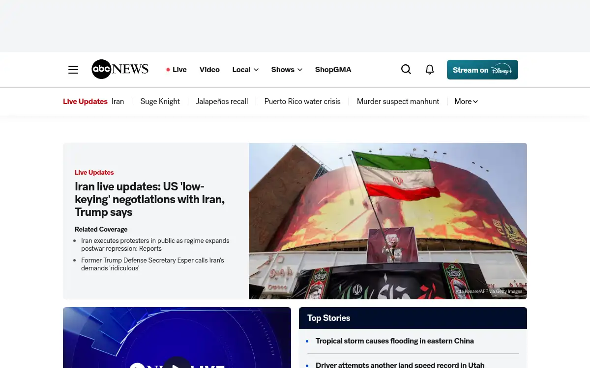 Final screenshot of https://abcnews.go.com