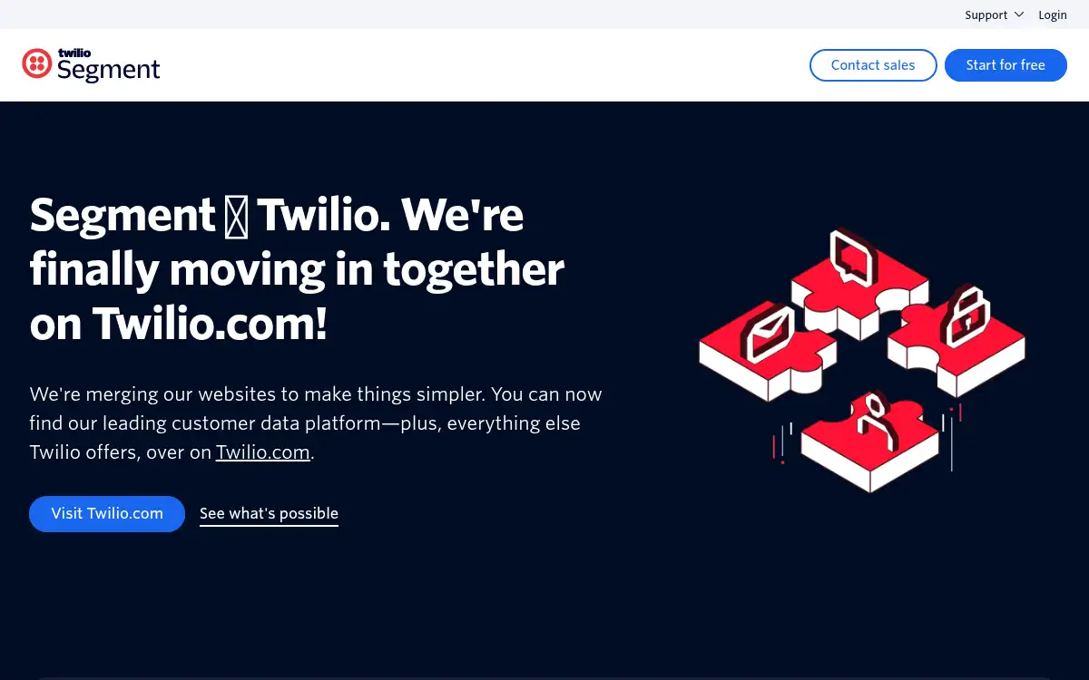 www.segment.com screenshot