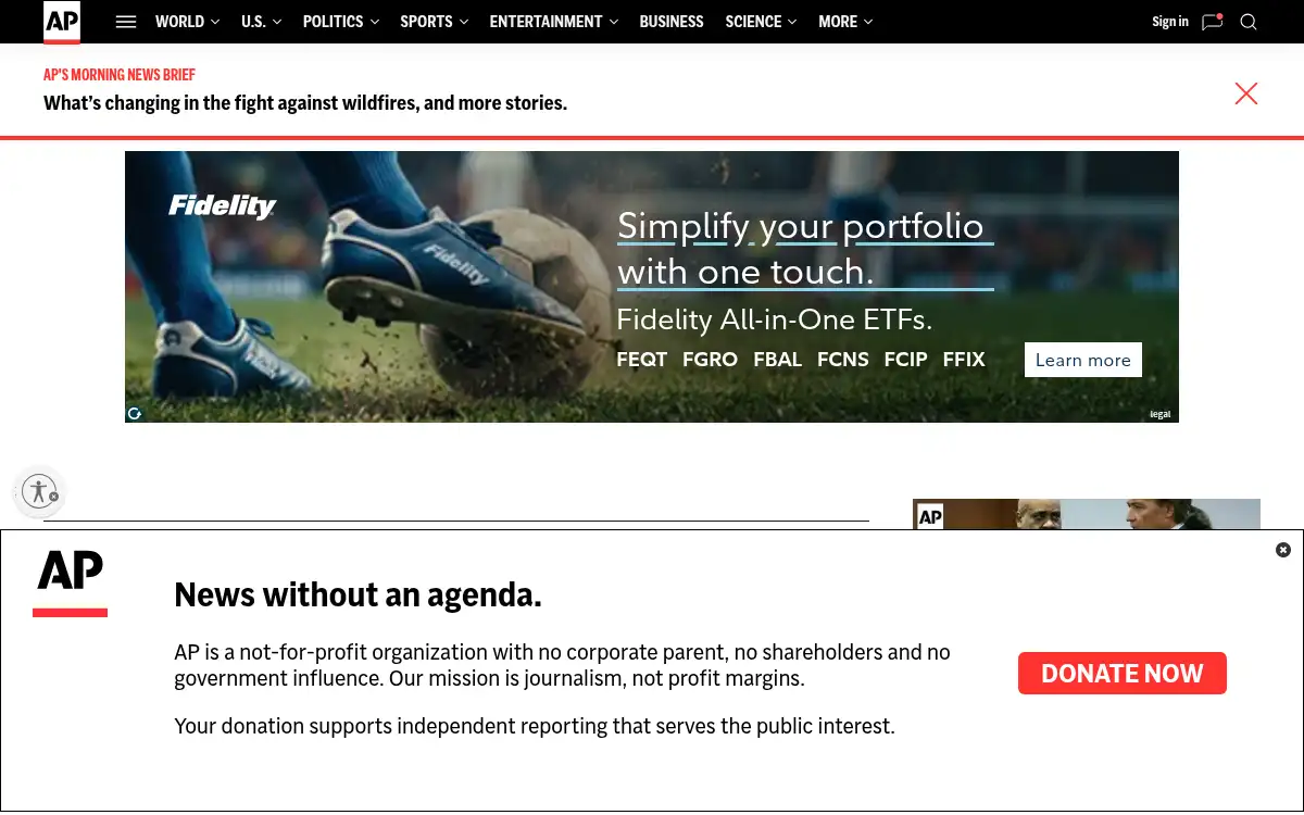 Final screenshot of https://www.apnews.com