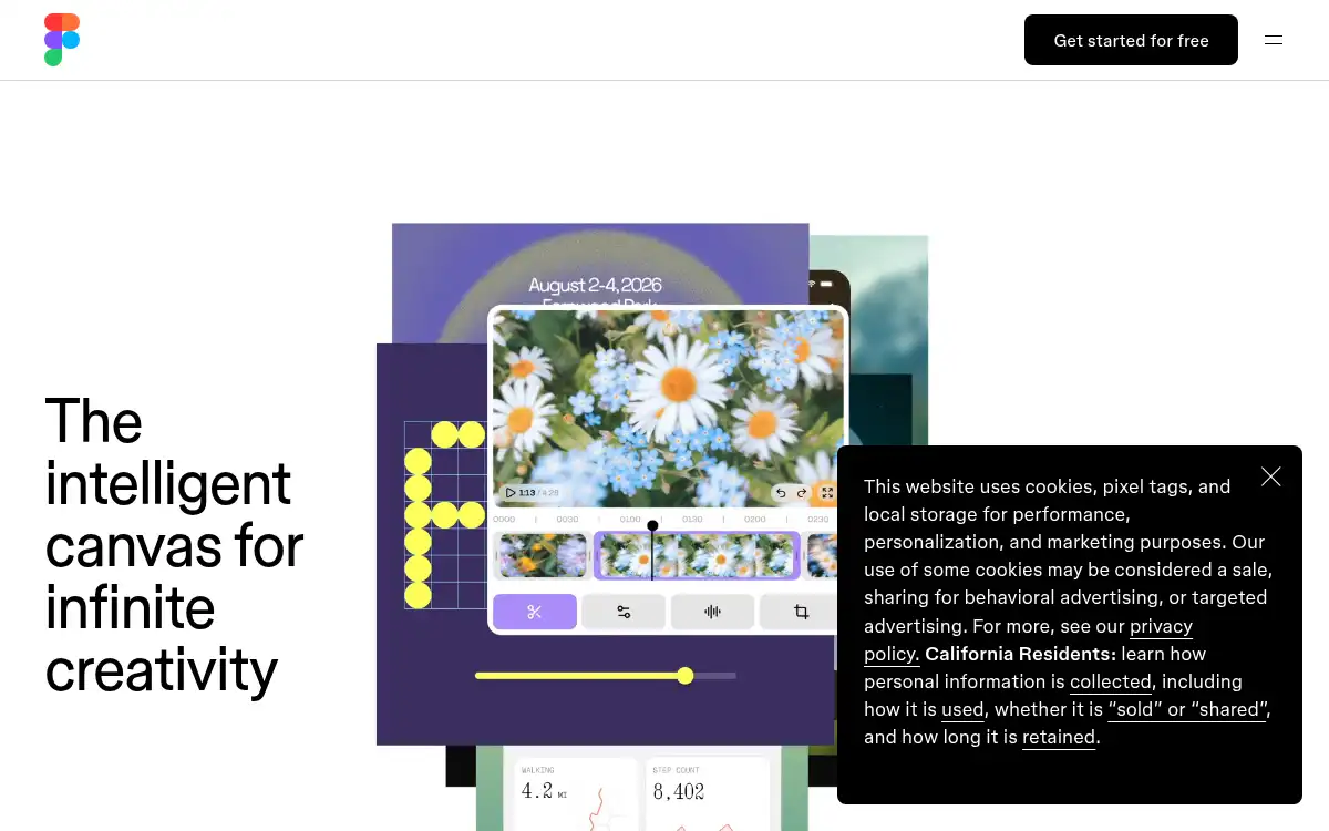 Final screenshot of https://www.figma.com