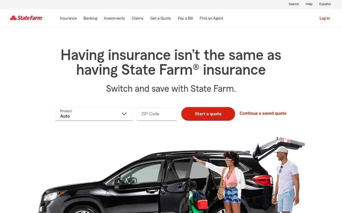 www.statefarm.com screenshot