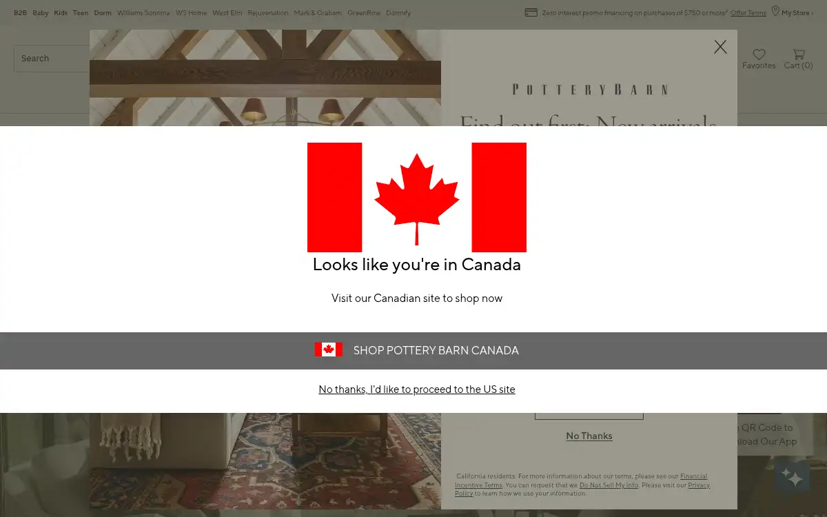www.potterybarn.com screenshot