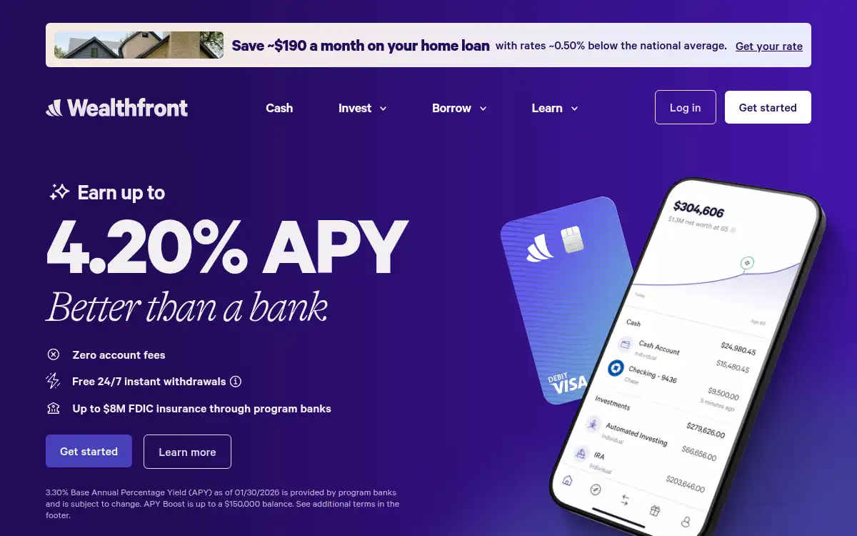 www.wealthfront.com screenshot