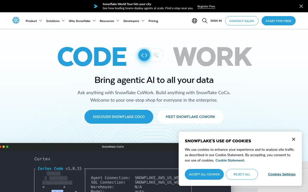 www.snowflake.com screenshot