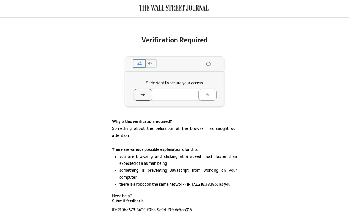 www.wsj.com screenshot