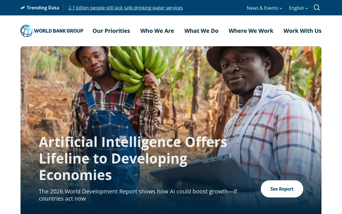 www.worldbank.org screenshot