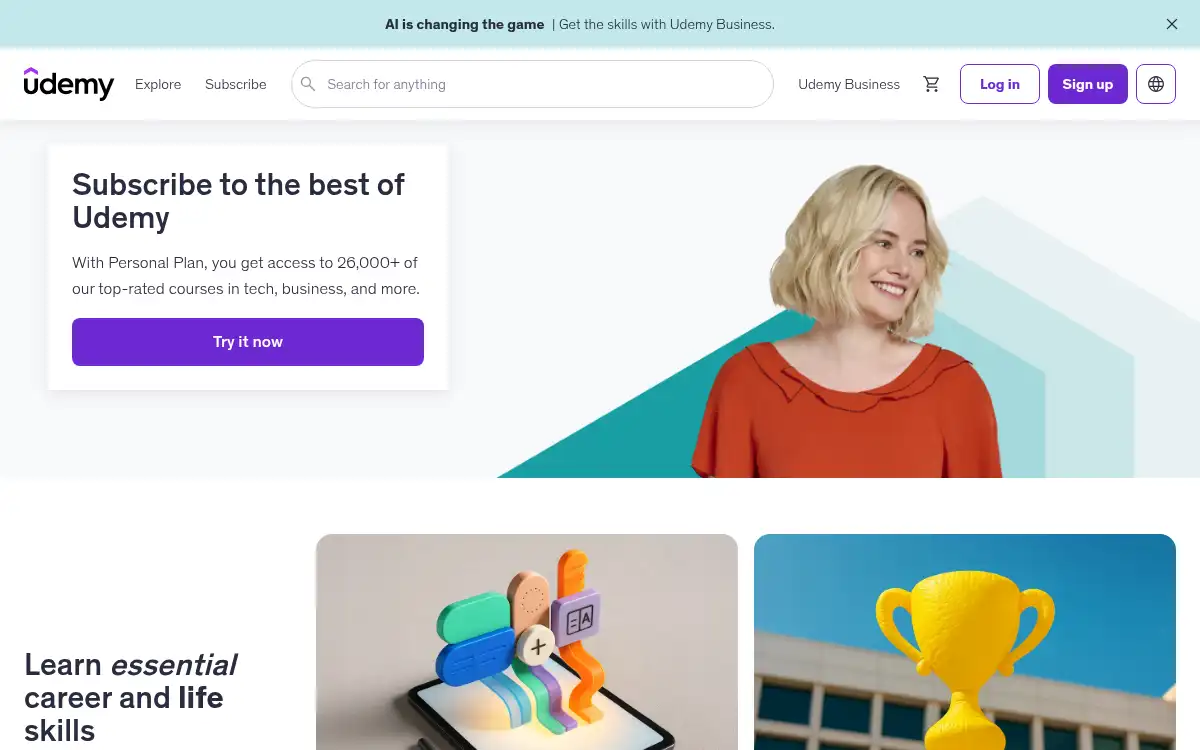 www.udemy.com screenshot