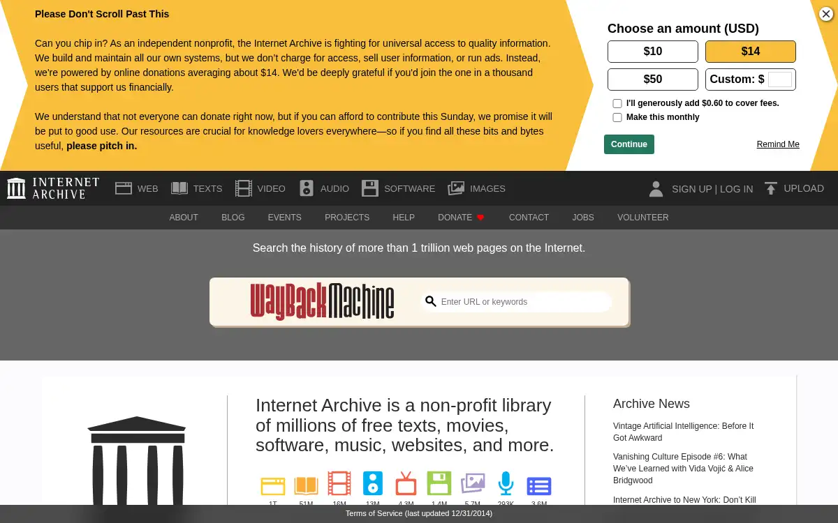 archive.org screenshot
