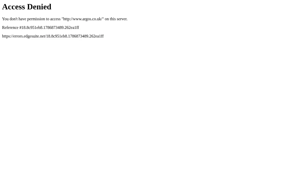 argos.co.uk screenshot