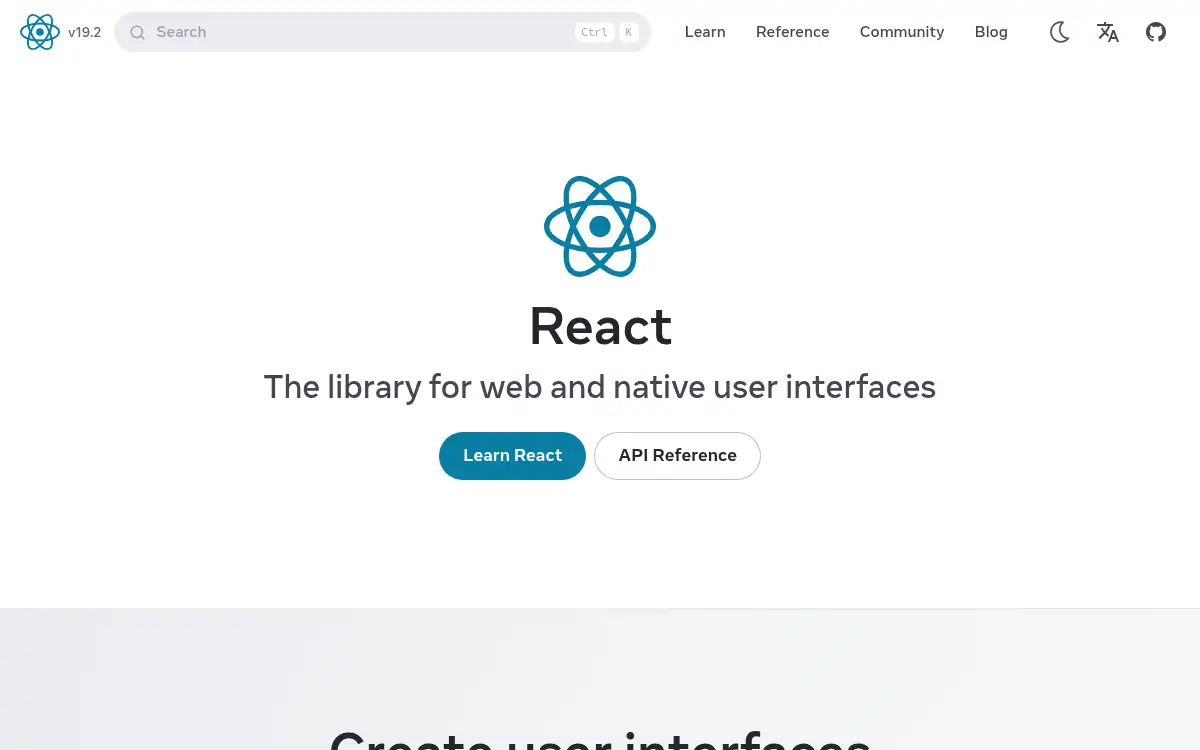 react.dev screenshot