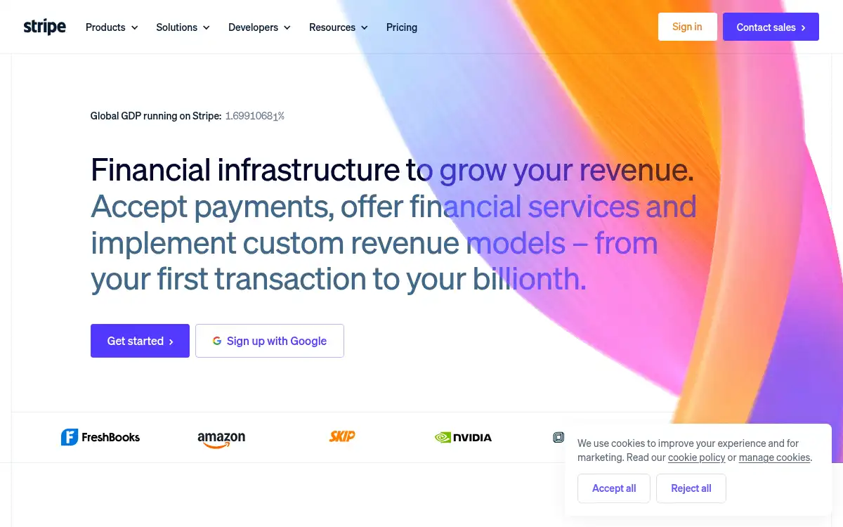 stripe.com screenshot