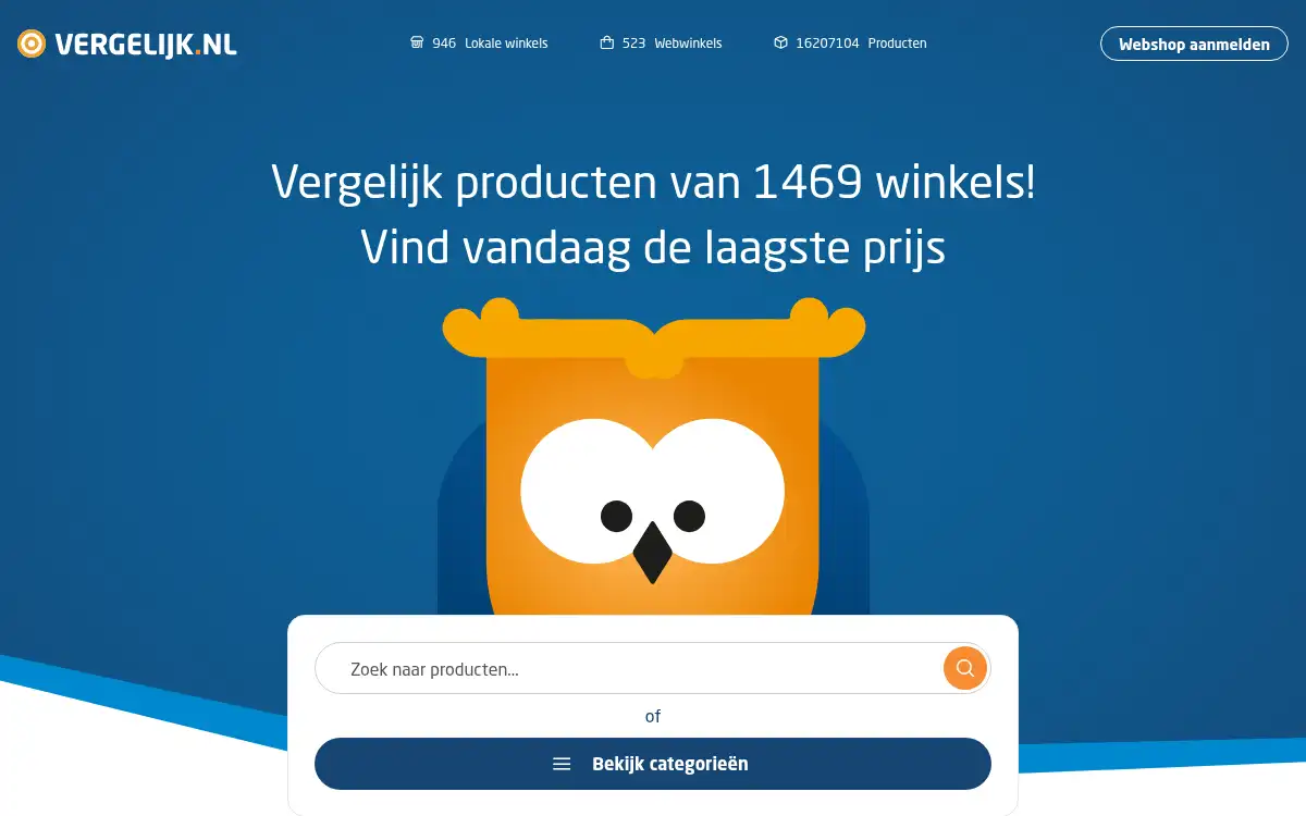vergelijk.nl screenshot