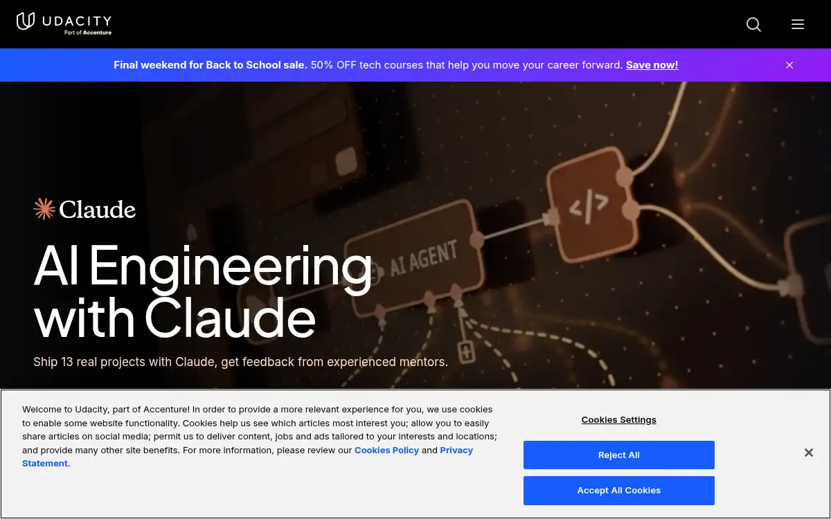 www.udacity.com screenshot