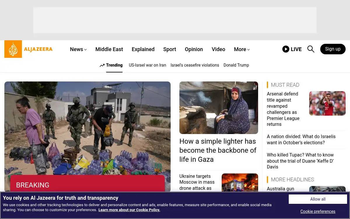 www.aljazeera.com screenshot