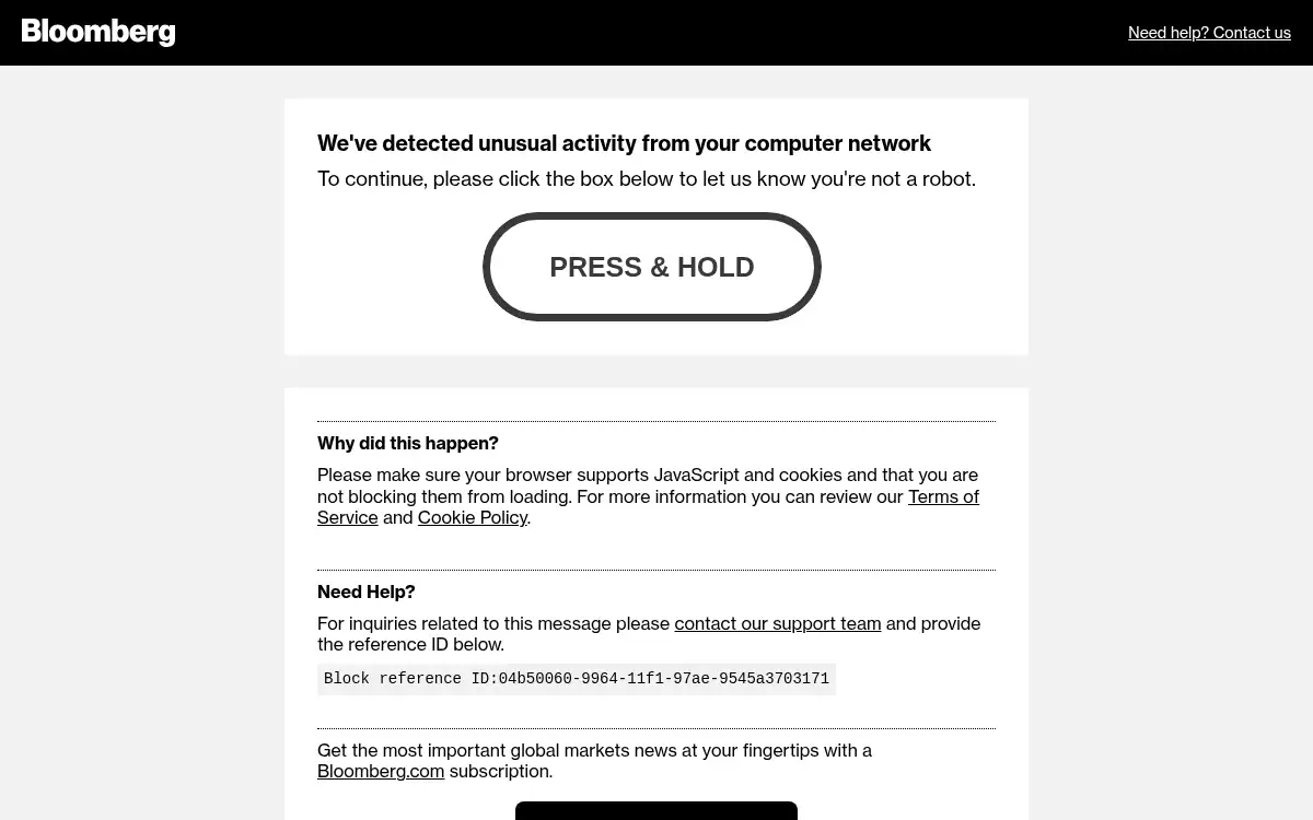 www.bloomberg.com screenshot