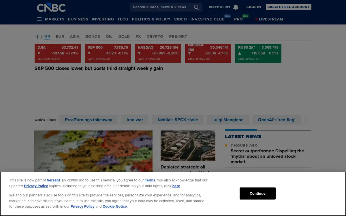 www.cnbc.com screenshot